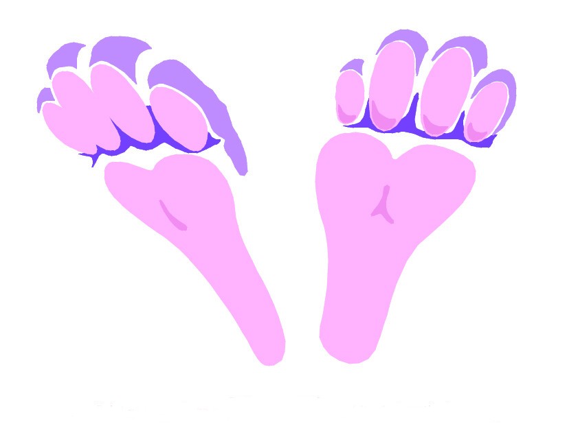 Easter Bunny Feet